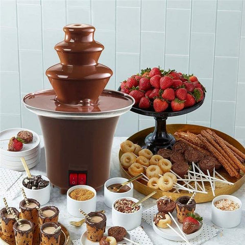 3 Layer Chocolate Fountain Melting Tower