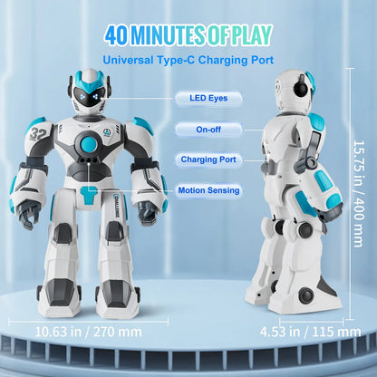RC Intelligent Robot Toy for Kids – Voice Control, Gesture Sensing, Singing, Dancing, Programming  Robot
