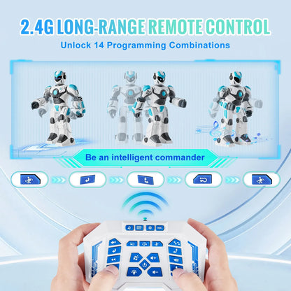 RC Intelligent Robot Toy for Kids – Voice Control, Gesture Sensing, Singing, Dancing, Programming  Robot