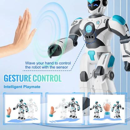 RC Intelligent Robot Toy for Kids – Voice Control, Gesture Sensing, Singing, Dancing, Programming  Robot