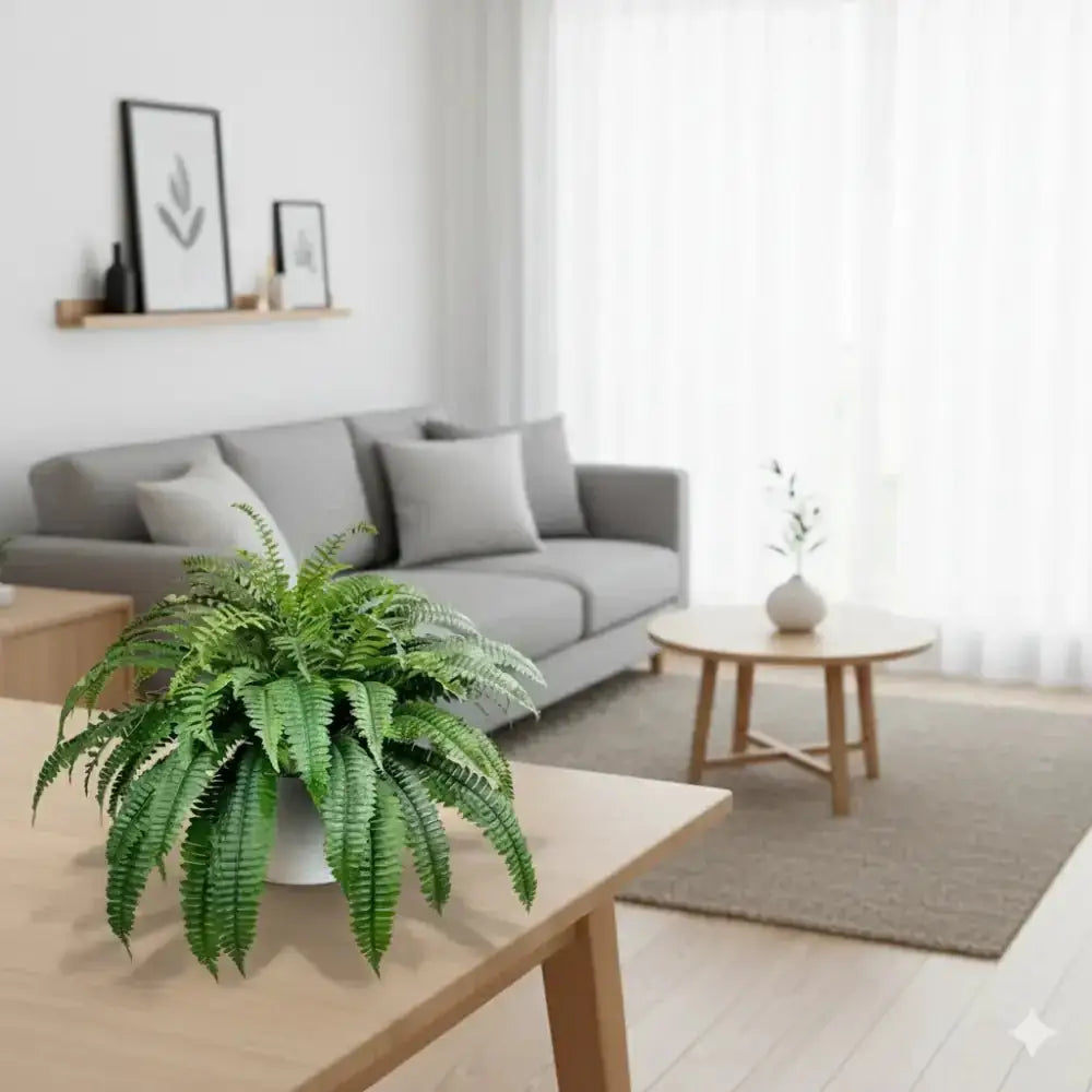 Realistic Artificial Boston Fern Plants - Ninjanew