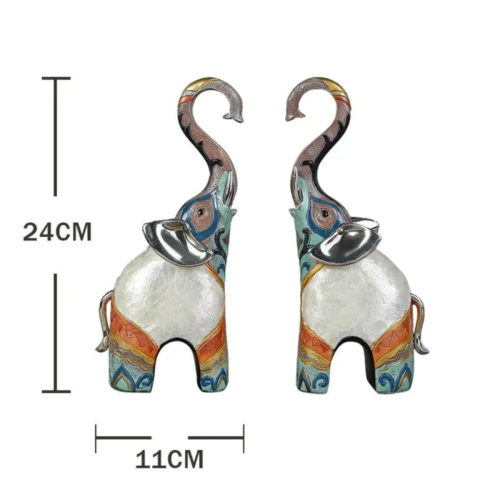 Resin LUCKY Giraffe Elk Figurine Statue Home Living Room Decor Crafts Sculpture