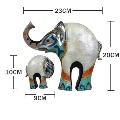 Resin LUCKY Giraffe Elk Figurine Statue Home Living Room Decor Crafts Sculpture