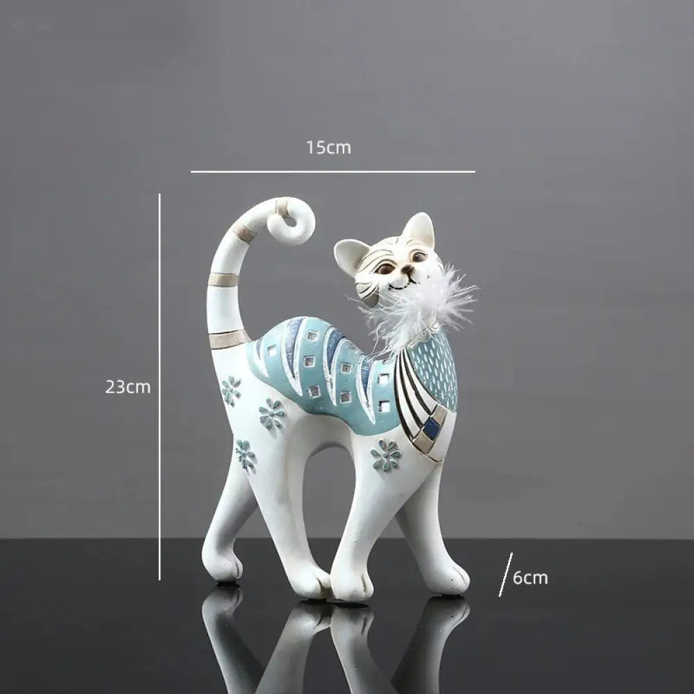 Resin LUCKY Giraffe Elk Figurine Statue Home Living Room Decor Crafts Sculpture