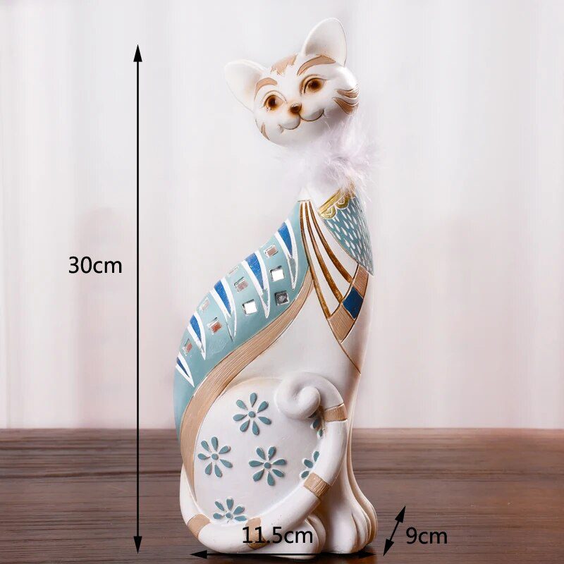 Resin LUCKY Giraffe Elk Figurine Statue Home Living Room Decor Crafts Sculpture