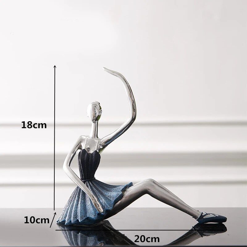 Resin LUCKY Giraffe Elk Figurine Statue Home Living Room Decor Crafts Sculpture