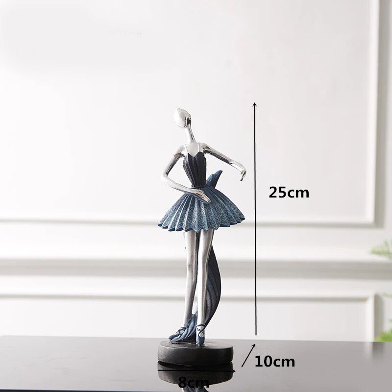 Resin LUCKY Giraffe Elk Figurine Statue Home Living Room Decor Crafts Sculpture