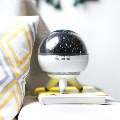 Rotating LED Star Projector Night Light |3-in-1 Starry Sky Master Lamp for Kids, Baby Sleep & Romantic Ambiance