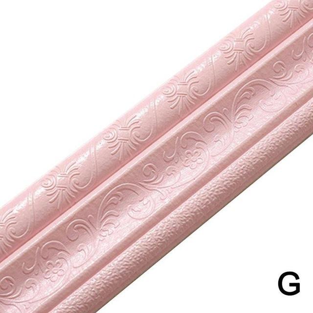 Self-adhesive 3D Wall Edging Strip