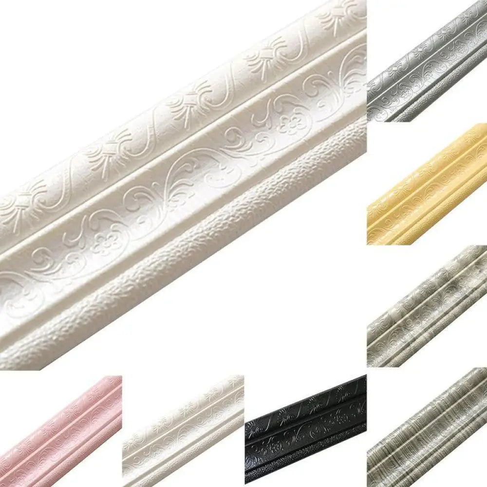 Self-adhesive 3D Wall Edging Strip