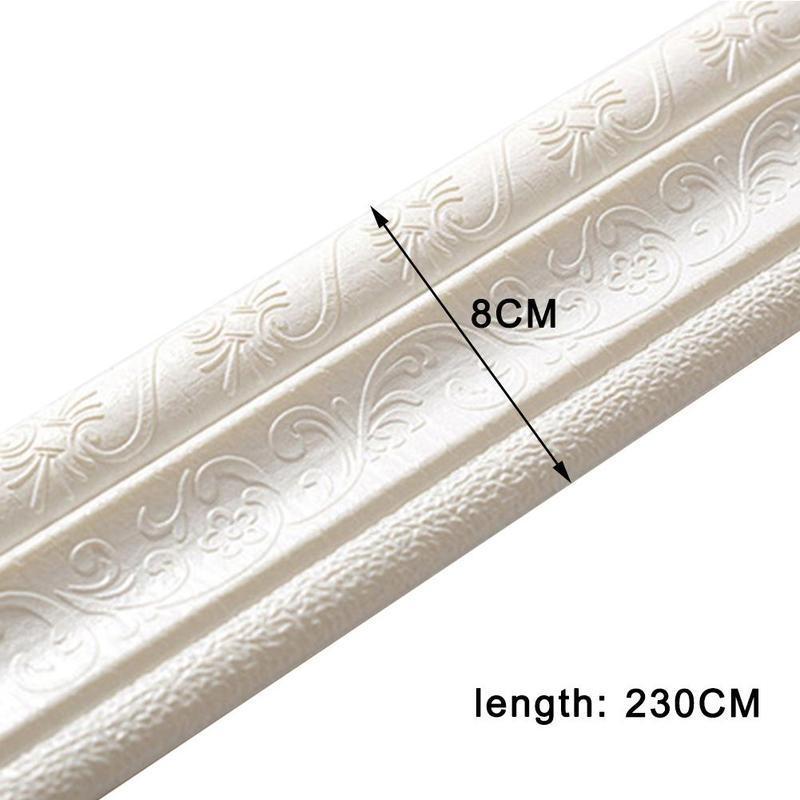 Self-adhesive 3D Wall Edging Strip