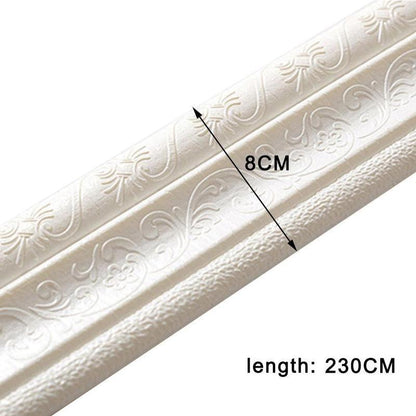 Self-adhesive 3D Wall Edging Strip