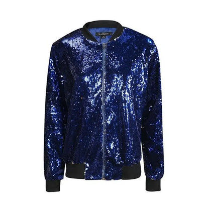 Sequin Bomber Jacket