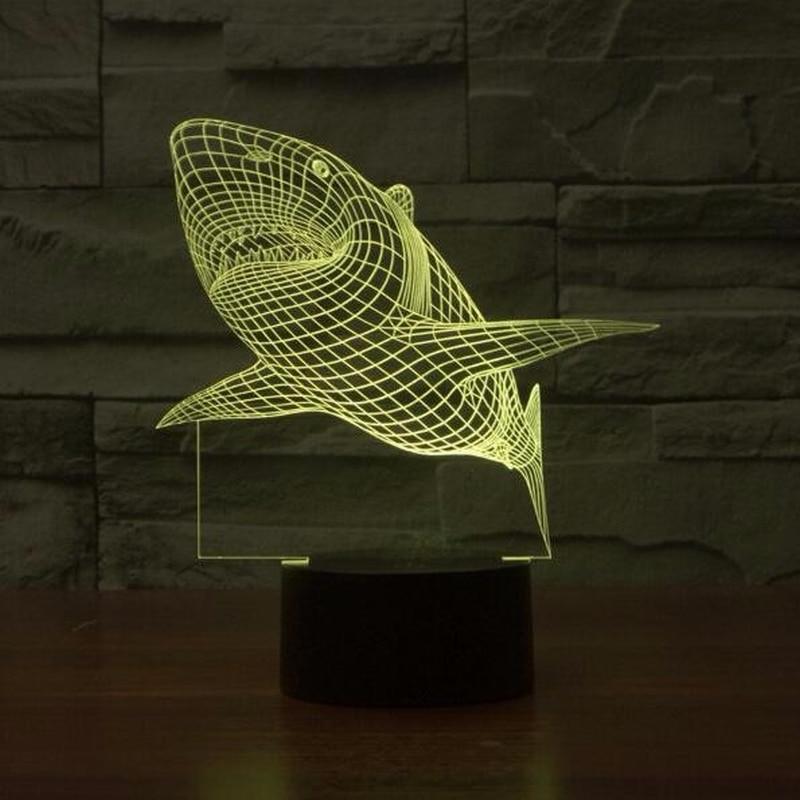 Shark Hologram Light