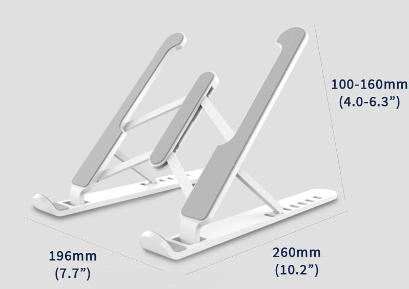 WorkWell Laptop Stand dimensions and size guide