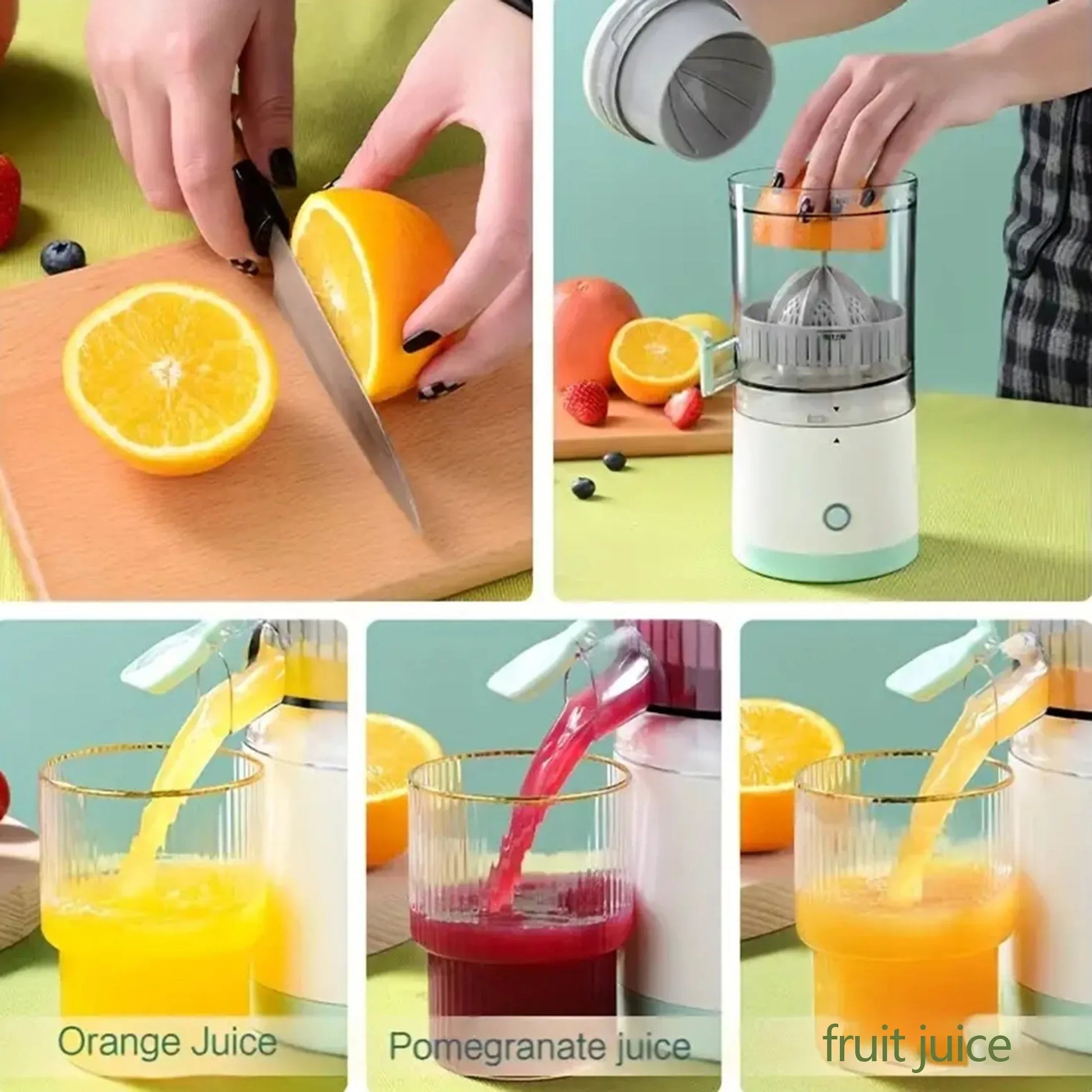 USB Rechargeable Automatic Fruit Juicer