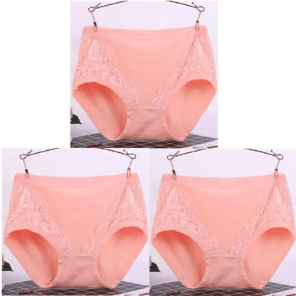 Slim-Fit Lace Underwear (3 pcs)
