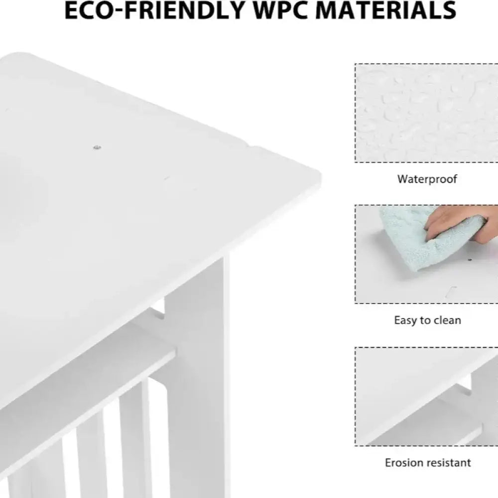 Small Bedside Table & Sofa Side End Table Living Room Cabinet Nightstand Storage