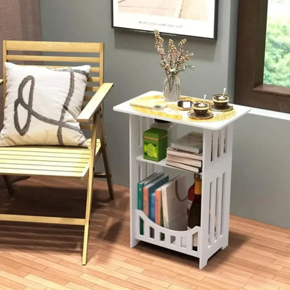 Small Bedside Table – Sofa Side End Table, Nightstand & Storage