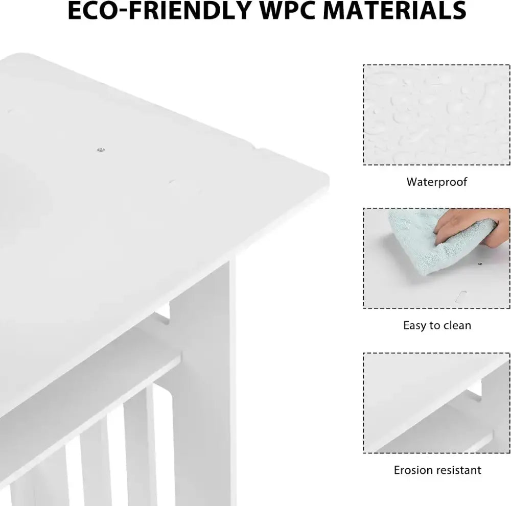 Small Bedside Table & Sofa Side End Table Living Room Cabinet Nightstand Storage