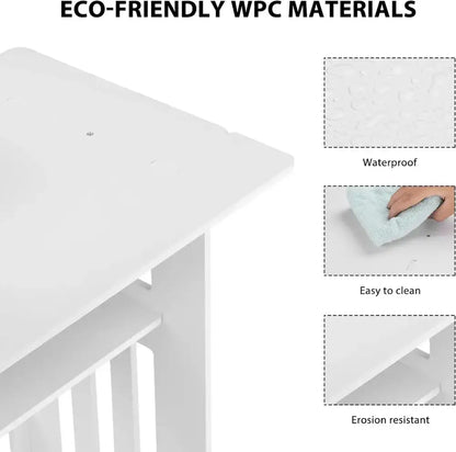 Small Bedside Table – Sofa Side End Table, Nightstand & Storage