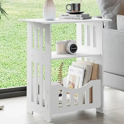 Small Bedside Table – Sofa Side End Table, Nightstand & Storage