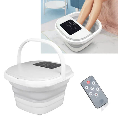 Smart Foldable Foot Soak Tub with Heating & Remote Control – 8L Large Capacity Foot Massager Spa Bath