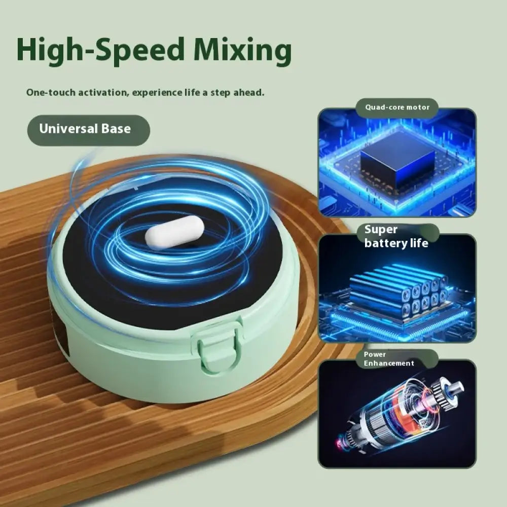 Smart Magnetic Automatic Stirring Cup Electric Portable Temp-Measure,Coffee/Fitness