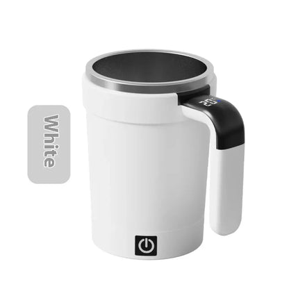 Smart Magnetic Auto Stirring Cup – Portable Temp Measure, USB Charging