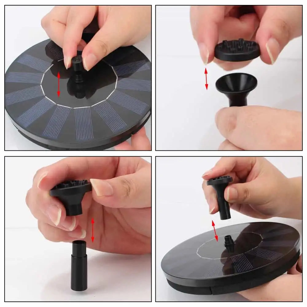 Solar-Powered Easy Bird Fountain Kit