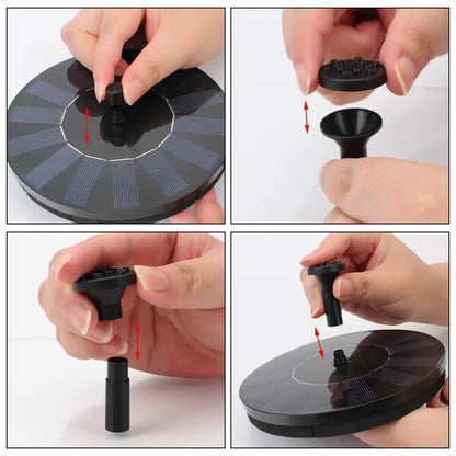 Solar-Powered Easy Bird Fountain Kit