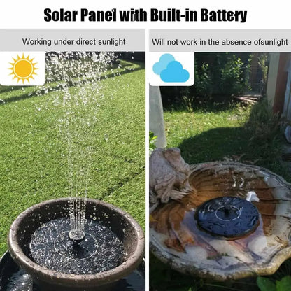 Solar-Powered Easy Bird Fountain Kit