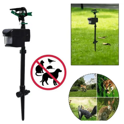 Solar Powered Garden Animal Repeller Sprinkler