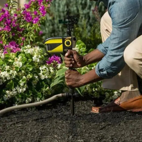 Solar Powered Motion Activated Animal Repellent Garden Sprinkler