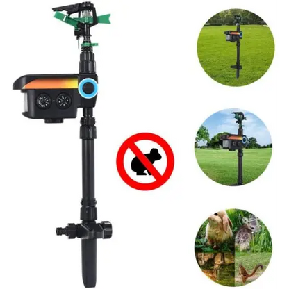 Solar Powered Motion Activated Animal Repellent Garden Sprinkler