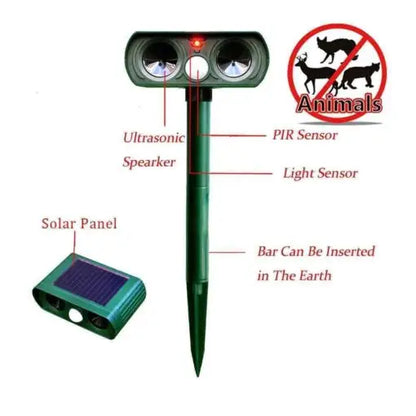 Solar Powered Ultrasonic Pest Repeller