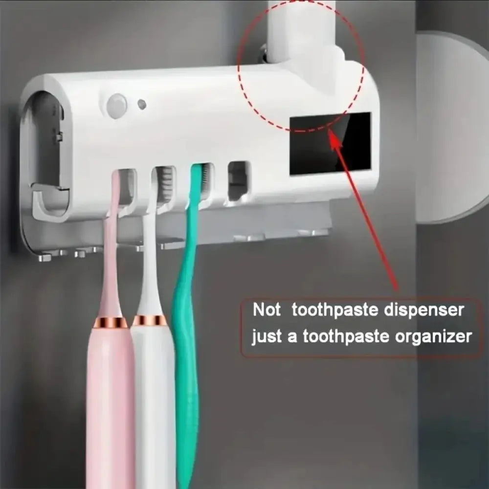 Solar Powered UV Light Toothpaste Dispenser