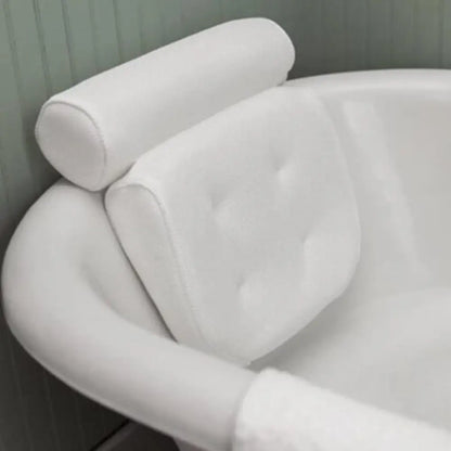 Spa Bathtub Pillow Neck Back Support With Suction Cups