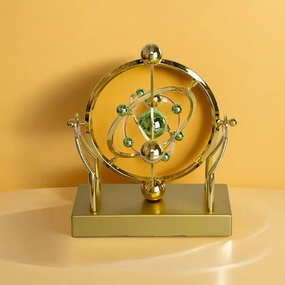 Space Celestial Body Perpetual Motion Machine Gold Desktop Kinetic Ornament