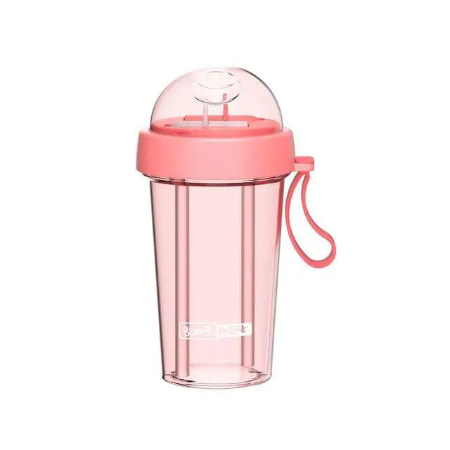 Split Cup Easy Leakproof Double Drinks Bottle