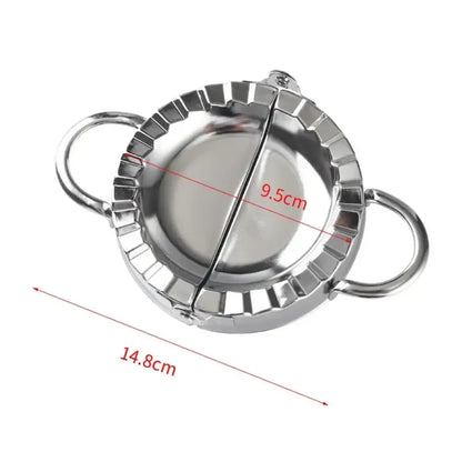 Stainless Steel Dumpling Maker Press Ravioli, Pierogi & Pastry Wrapper Mold for Easy Kitchen Prep