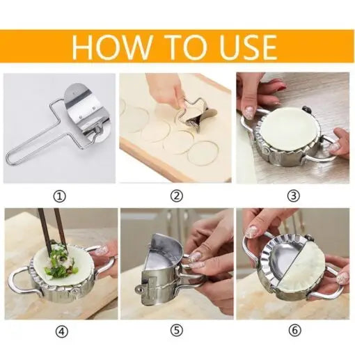 Stainless Steel Easy Manual Dumpling Maker