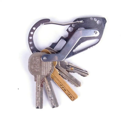 Stainless Steel Key Holder Quick Hang Clips - Pack Of 2
