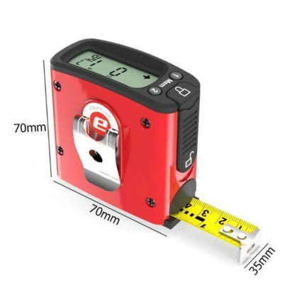 Mètre ruban numérique LCD en acier inoxydable
