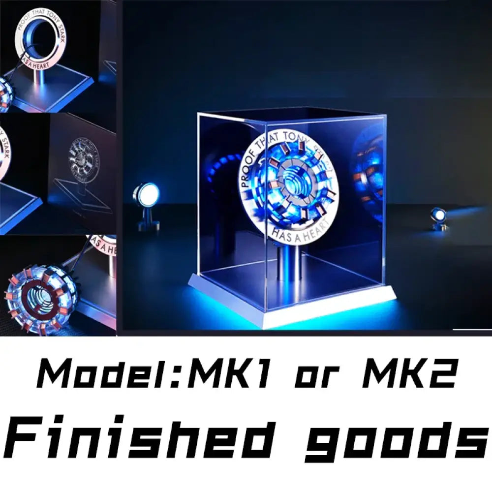 Stark MK1 Metal Alloy USB LED Lamp Voice Control PVD Surface 18cm Arc Reactor Model