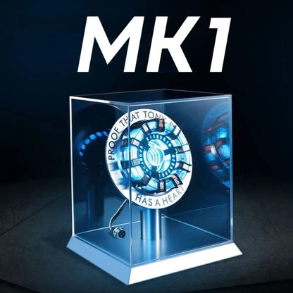 Stark Arc Reactor Metal Alloy USB LED Lamp Voice Control PVD 18cm Collectible