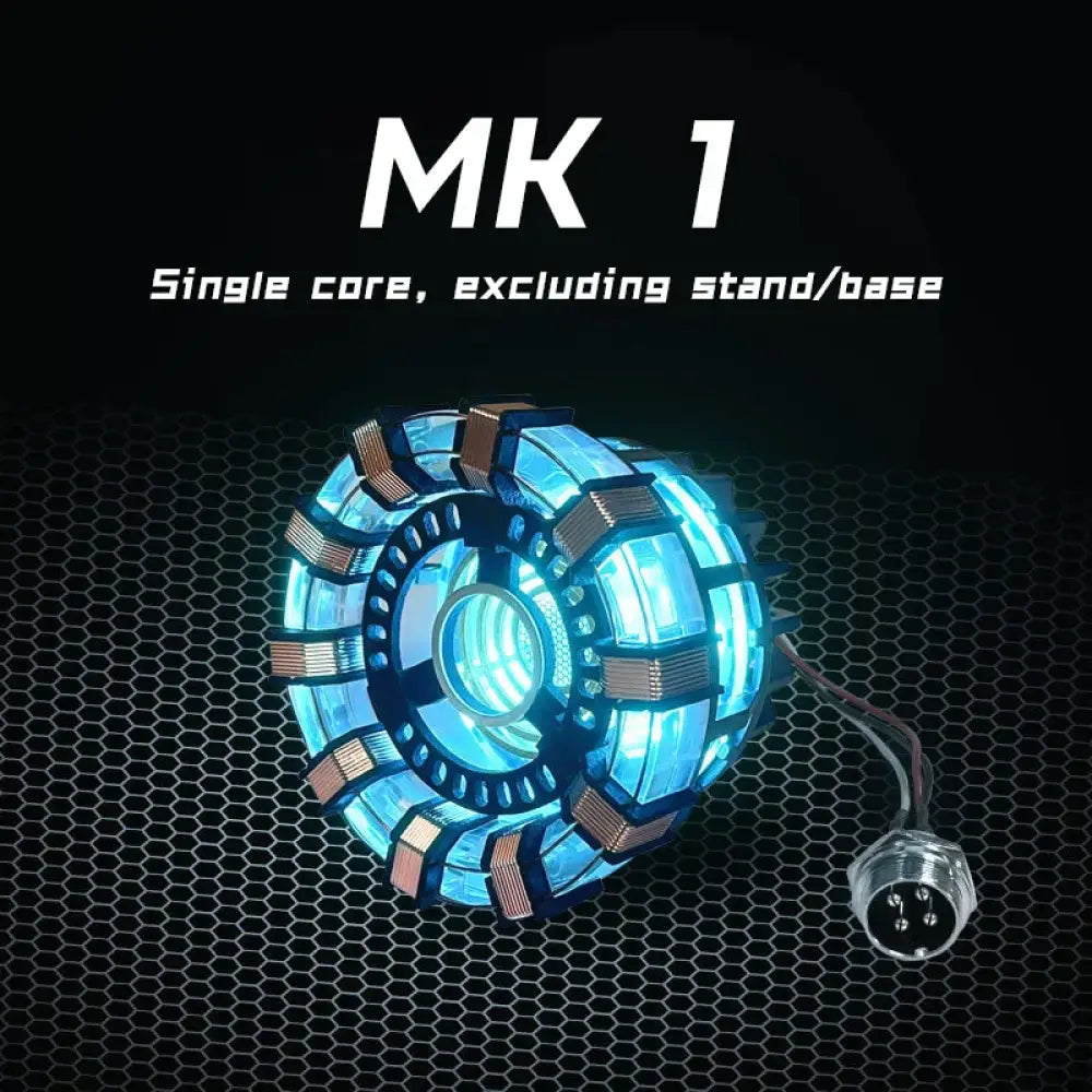 Stark MK1 Metal Alloy USB LED Lamp Voice Control, PVD Surface, 18cm Arc Reactor Model