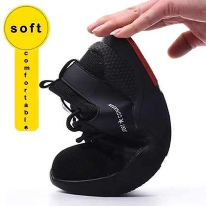 Steel Toe Protective Sneakers Durable Sports Shoes