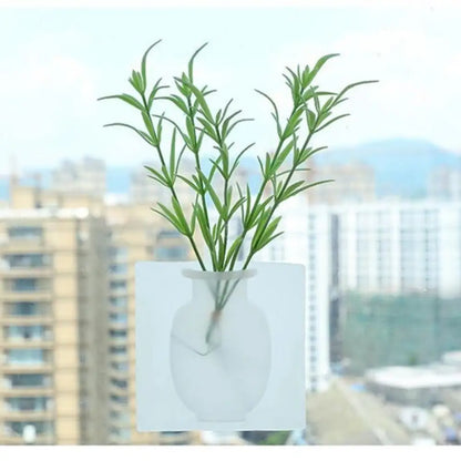Stick-on Silicone Vase