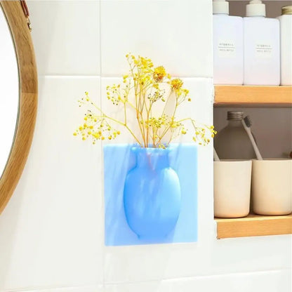 Stick-on Silicone Vase